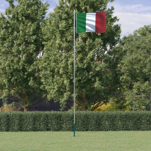 Talijanska zastava i jarbol 6,23 m aluminijski