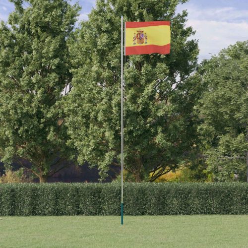 Španjolska zastava i jarbol 6,23 m aluminijski