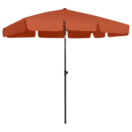 Suncobran za plažu terakota 200 x 125 cm