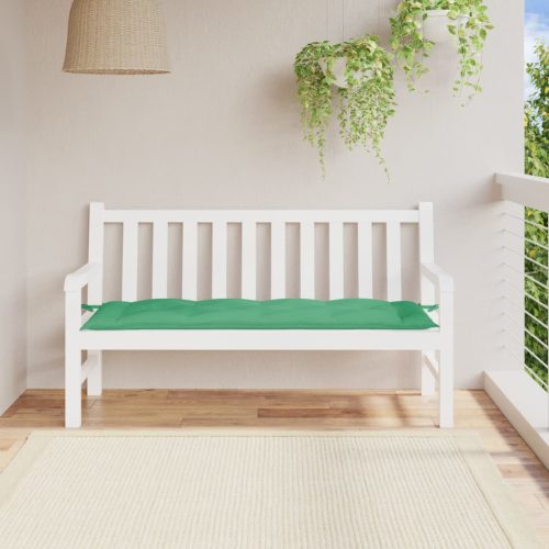 Jastuk za vrtnu klupu zeleni 150 x 50 x 7 cm od tkanine Oxford