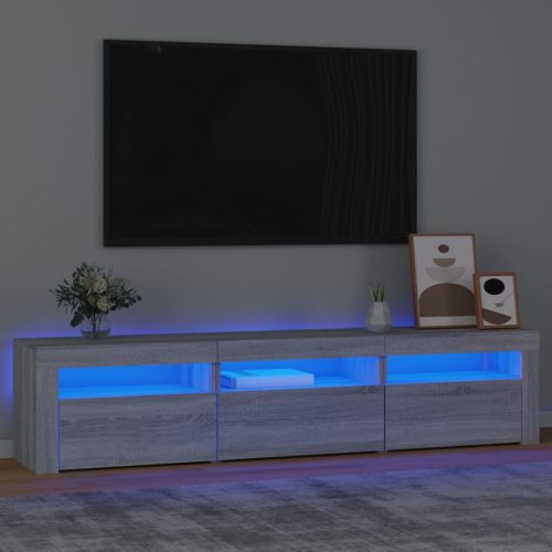 TV ormarić s LED svjetlima boja hrasta sonome 180x35x40 cm