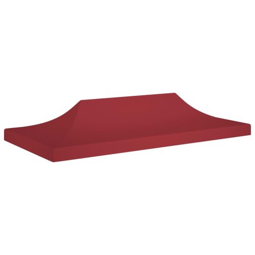 Krov za šator za zabave 6 x 3 m bordo 270 g/m²