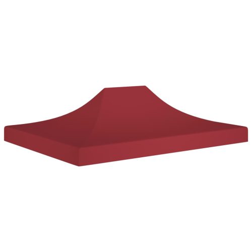 Krov za šator za zabave 4,5 x 3 m bordo 270 g/m²