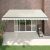 Tenda na uvlačenje krem 4,5 x 3 m od tkanine i aluminija