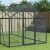 Kavez za ptice antracit 1,79x8x1,85 m aluminijski