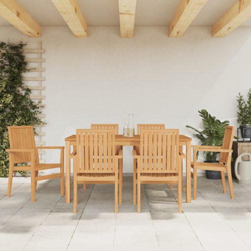 Složive vrtne stolice 6 kom 56,5x57,5x91 cm od masivne tikovine