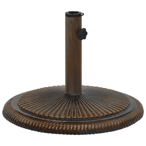 Stalak za suncobran brončani 45 x 45 x 30 cm lijevano željezo