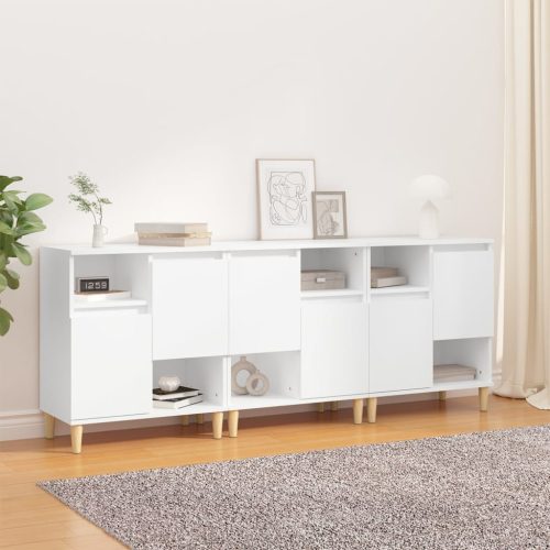 Komode 3 kom bijela 60x35x70cm konstruirano drvo
