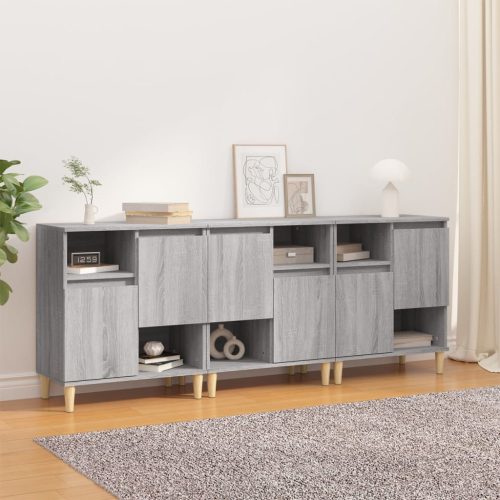 Komode 3 kom boja hrasta 60 x 35 x 70 cm od konstruiranog drva