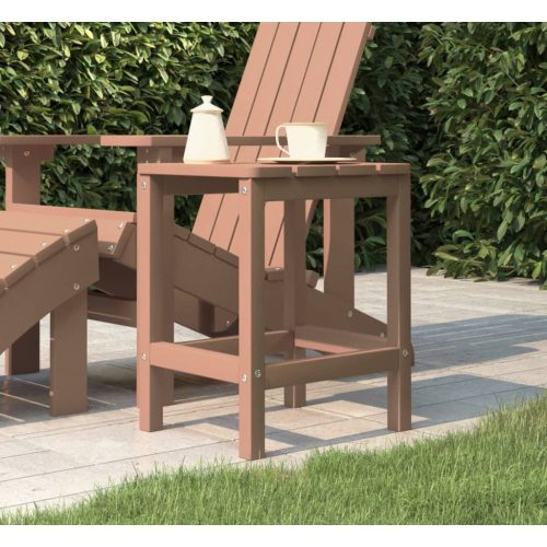 Vrtni stol Adirondack smeđi 38 x 38 x 46 cm HDPE