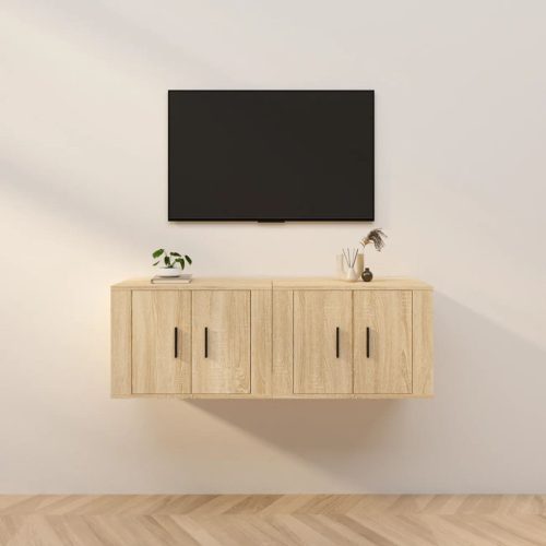 Zidni TV ormarići 2 kom boja hrasta sonome 57 x 34,5 x 40 cm