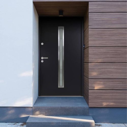 Ulazna vrata antracit 100 x 200 cm aluminijska