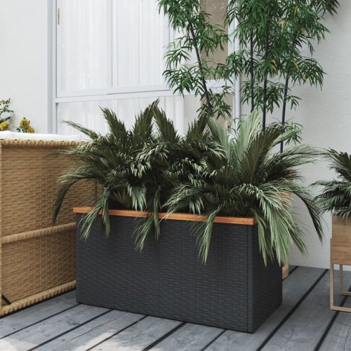 Sadilica crna 80 x 40 x 40 cm od poliratana