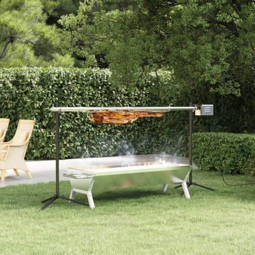 Automatski roštilj s motorom nehrđajući čelik 150x46,5x82,5 cm