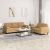 2-dijelni set sofa s jastucima smeđi baršunasti