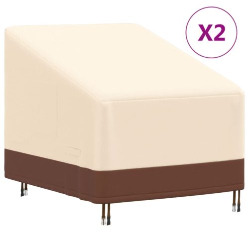 Navlake za vrtne fotelje 2 kom 79 x 97 x 48/74 cm 420D Oxford