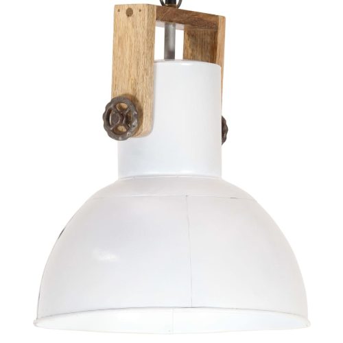 Industrijska viseća svjetiljka 25 W bijela okrugla 32 cm E27