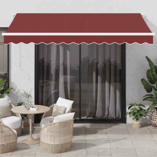 Tenda na ručno uvlačenje s LED bordo 350 x 250 cm