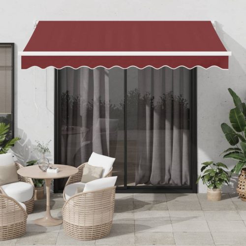 Tenda na ručno uvlačenje bordo 300 x 250 cm