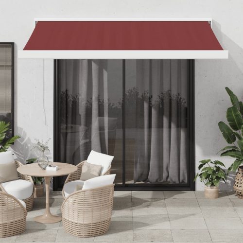 Tenda na ručno uvlačenje bordo 300 x 250 cm