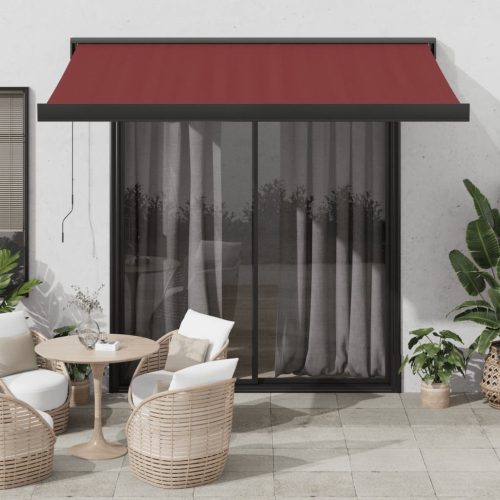 Tenda na ručno uvlačenje bordo 300 x 250 cm