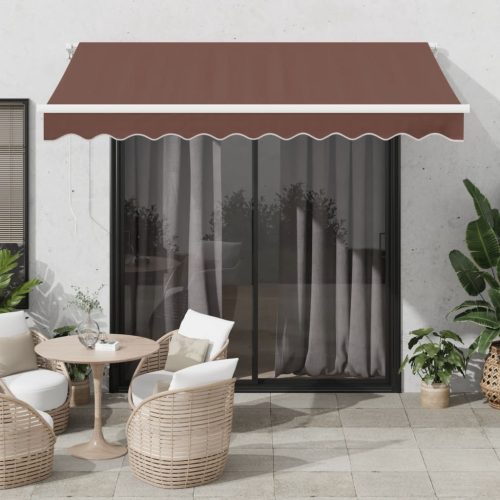 Tenda na ručno uvlačenje smeđa 300 x 250 cm