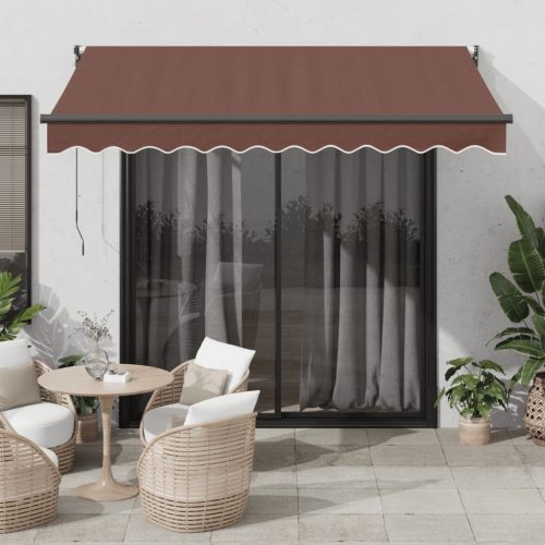 Tenda na ručno uvlačenje smeđa 300 x 250 cm