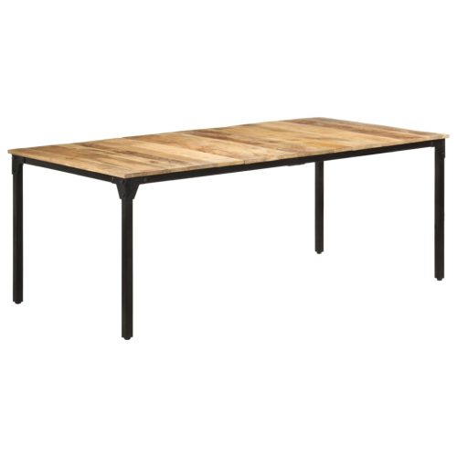 Blagovaonski stol 200 x 100 x 76 cm od grubog drva manga