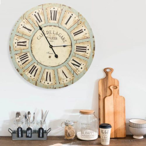 325183  Wall Clock Multicolour 60 cm MDF