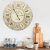 325183 Wall Clock Multicolour 60 cm MDF