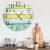 325185 Wall Clock Multicolour 60 cm MDF