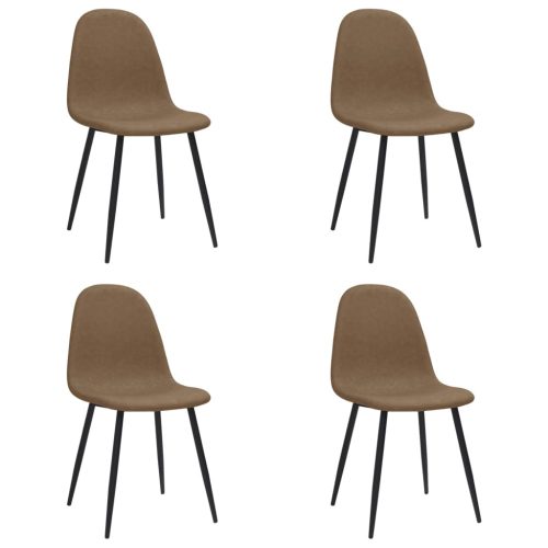 Blagovaonske stolice 4 kom 45x53,5x83cm tamnosmeđe umjetna koža