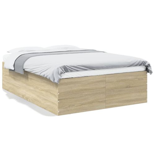 Okvir za krevet boja hrasta 120x190 cm od konstruiranog drva