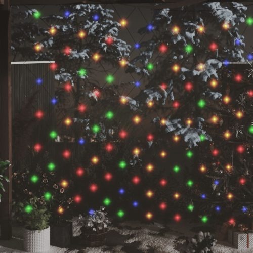 Božićna svjetlosna mreža šarena 3 x 2 m 204 LED