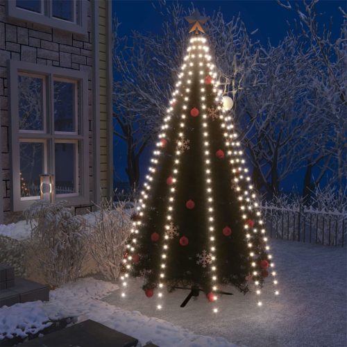 Mrežasta svjetla za božićno drvce 300 LED hladna bijela 300 cm