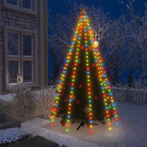Mrežasta svjetla za božićno drvce 300 LED žarulja šarena 300 cm