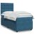 Box spring krevet s madracem plavi 80 x 200 cm baršunasti