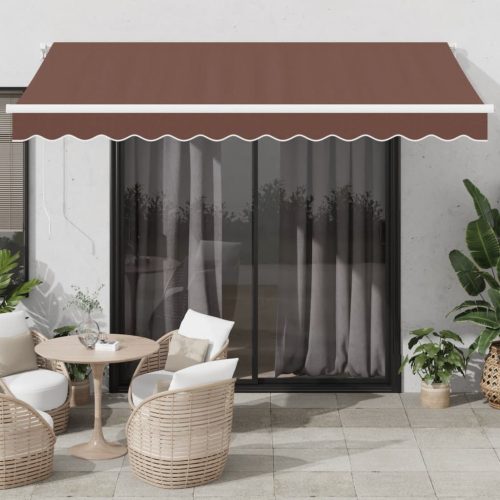 Tenda na automatsko uvlačenje smeđa 350 x 250 cm