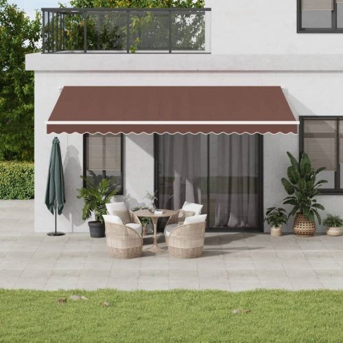 Tenda na automatsko uvlačenje smeđa 500 x 300 cm