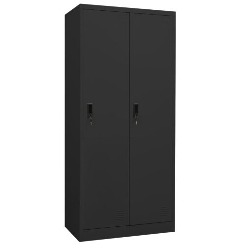 Ormar antracit 80 x 50 x 180 cm čelični