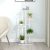 Stalak za cvijeće s 5 razina 43 x 22 x 98 cm bijeli metalni