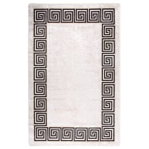 Perivi tepih 160 x 230 cm svjetlobež protuklizni