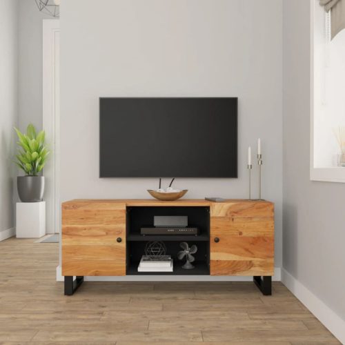 TV ormarić 105 x 33 x 46 cm od masivnog bagremovog drva