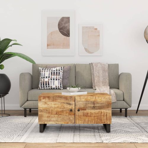 Stolić za kavu 80x50x40 cm od drva manga i konstruiranog drva