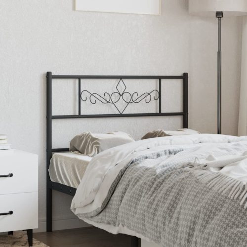 Metalno uzglavlje crno 90 cm