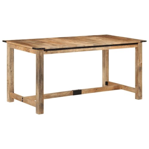 Blagovaonski stol 160 x 80 x 75 cm masivno drvo manga
