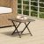 Sklopivi stol sivi 45 x 35 x 32 cm od poliratana
