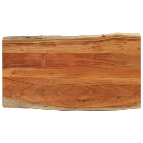 Stolna ploča 100x60x3,8 cm pravokutna bagremovo drvo živi rub