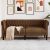 Dvosjed Chesterfield smeđi od tkanine