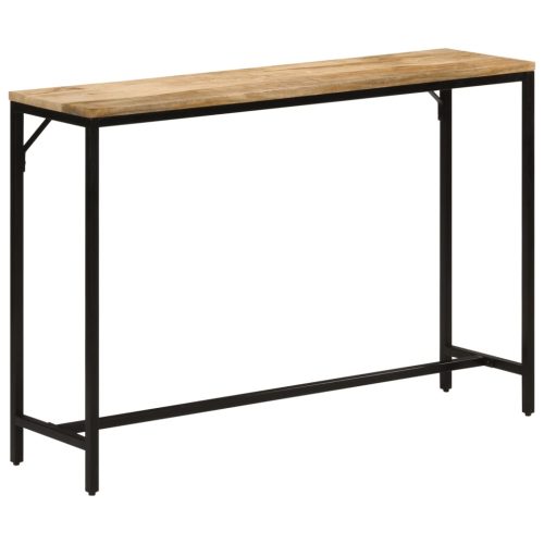 Konzolni stol 110x30x75 cm grubo masivno drvo manga i željezo